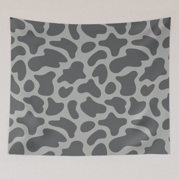 Item preview, Modern Graphic Cow Print Pattern | Bright Gray designed and sold by Frohyou.