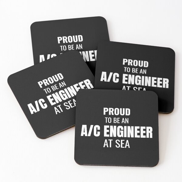 Item preview, Proud to be an A/C Engineer at Sea (White) designed and sold by ShipCrewNation.