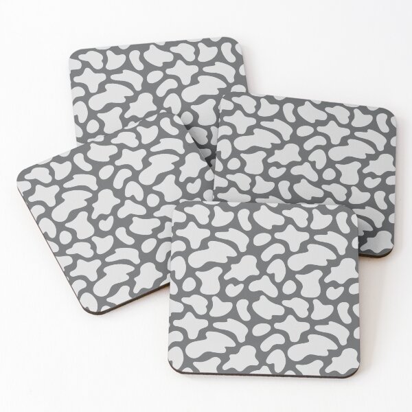 Item preview, Modern Graphic Cow Print Pattern | Dark Gray designed and sold by Frohyou.