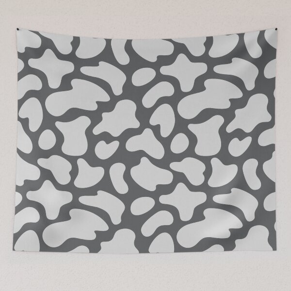 Item preview, Modern Graphic Cow Print Pattern | Dark Gray designed and sold by Frohyou.