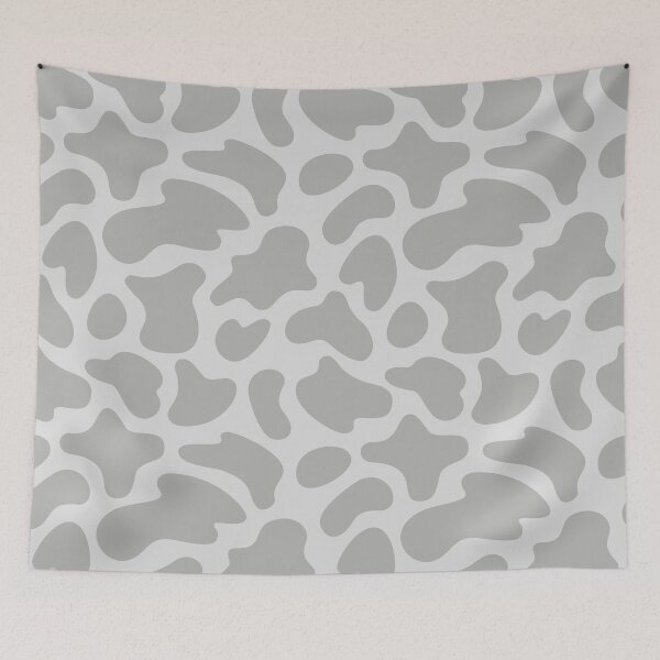 Item preview, Modern Graphic Cow Print Pattern | Light Gray designed and sold by Frohyou.