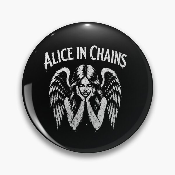 Item preview, Alice In Chains Angel Wings Grunge Rock Band Fan Vintage T-Shirt designed and sold by egabilo.