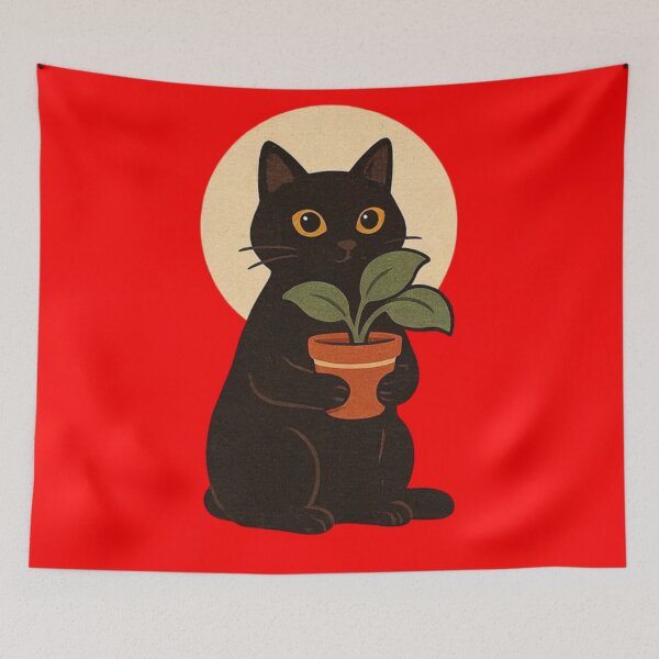 Item preview, black cat designed and sold by 123ks.