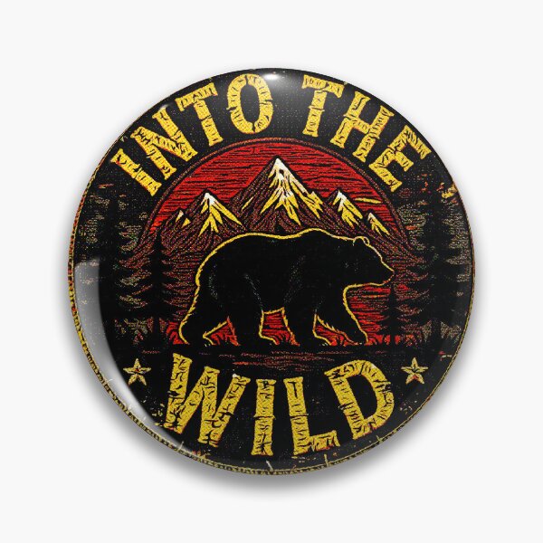 Item preview, Into The Wild | Vintage Bear and Mountain Patch designed and sold by AstronautMerch.