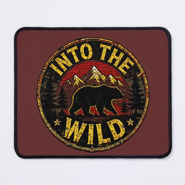 Item preview, Into The Wild | Vintage Bear and Mountain Patch designed and sold by AstronautMerch.