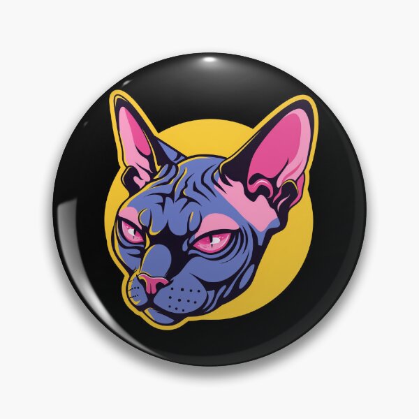Item preview, Sphynx cat illustration 3 designed and sold by robyeyedropy.