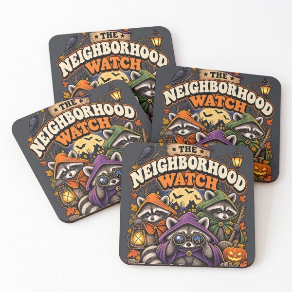 Item preview, The Neighborhood Watch Raccoons | Funny Woodland Animal Graphic | Cute Spooky Cottagecore Shirt designed and sold by warlistop.
