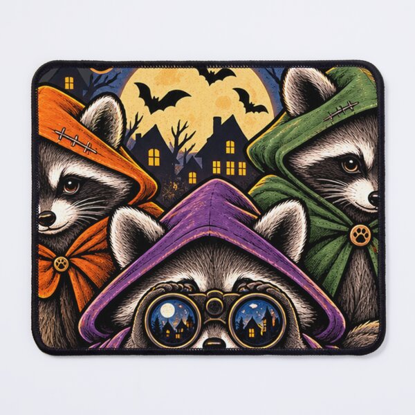 Item preview, The Neighborhood Watch Raccoons | Funny Woodland Animal Graphic | Cute Spooky Cottagecore Shirt designed and sold by warlistop.