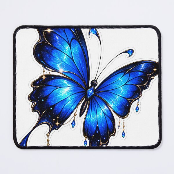 Item preview, Galactic Blue Butterfly – Celestial Fantasy designed and sold by teamzeta.