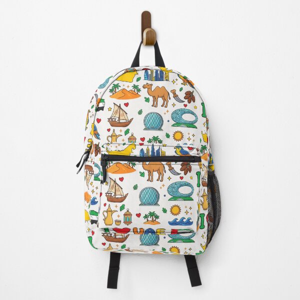 Item preview, I Love UAE Cute Cultural Doodles & Iconic Landmarks أنا أحب الإمارات - توثيق فني لأبرز المعالم الحديثة والتراثية designed and sold by mashmosh.