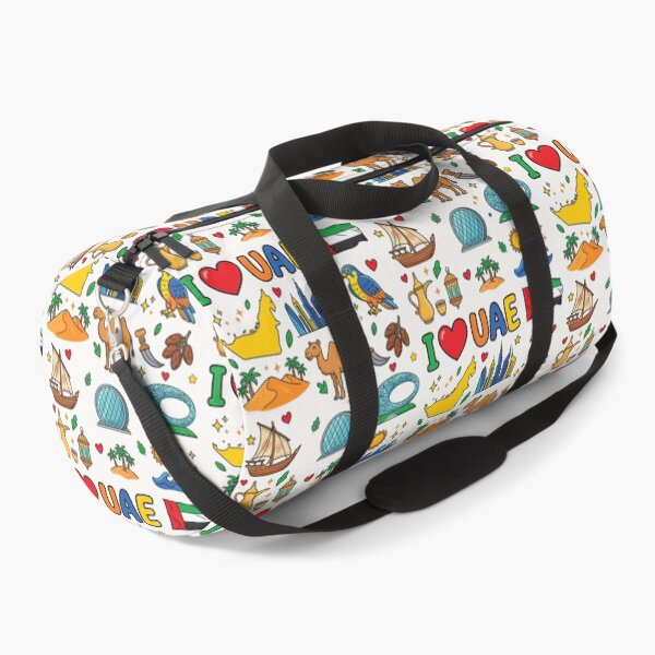 Item preview, I Love UAE Cute Cultural Doodles & Iconic Landmarks أنا أحب الإمارات - توثيق فني لأبرز المعالم الحديثة والتراثية designed and sold by mashmosh.