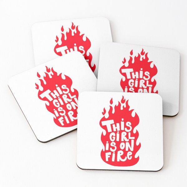 Item preview, THIS GIRL IS ON FIRE  designed and sold by SudeeshArt.