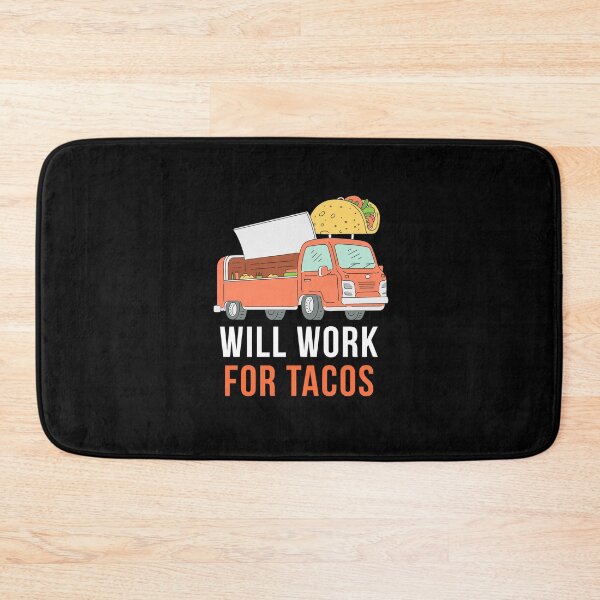 Item preview, Will Work For Tacos Funny Food Humor T-Shirt Taco Lover Gift Foodie Tee Work Humor designed and sold by TongTang.