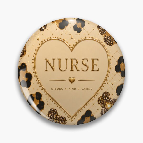 Item preview, Glam Leopard Nurse – Gold & Beige Animal Print designed and sold by HO•Designs.