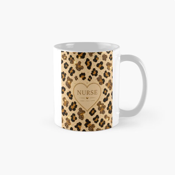 Item preview, Glam Leopard Nurse – Gold & Beige Animal Print designed and sold by HO•Designs.
