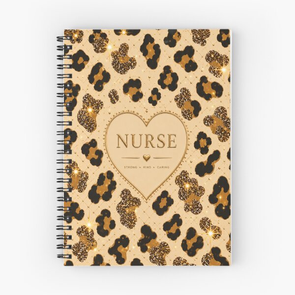 Item preview, Glam Leopard Nurse – Gold & Beige Animal Print designed and sold by HO•Designs.