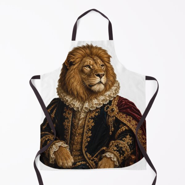 Item preview, Regal Lion in Renaissance Royal Attire designed and sold by Snurly.