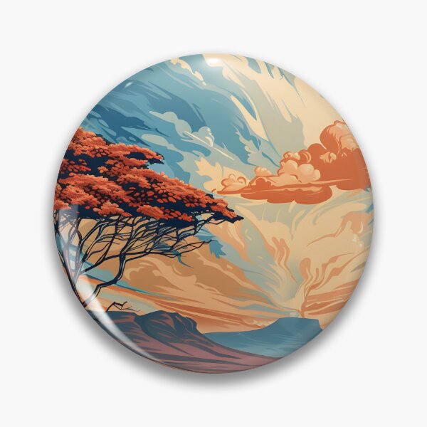 Item preview, Vibrant African Savanna Sunset Illustration designed and sold by tamararasnowi.