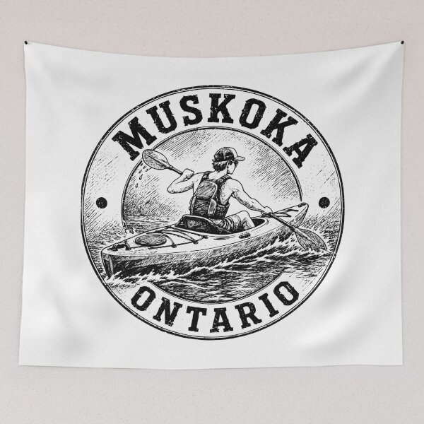 Item preview, Muskoka – Ontario (with Black Lettering) designed and sold by VelvetRoom.