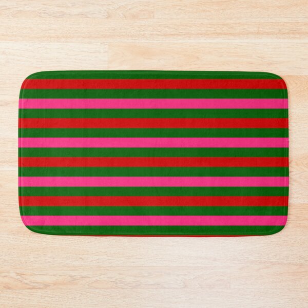 Item preview, Red And Pink Stripes Design Green  designed and sold by PatternTitan.