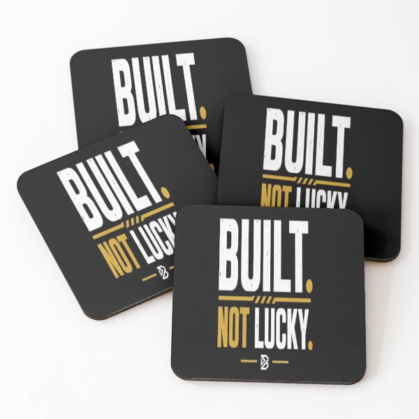 Item preview, Built Not Lucky – Motivation, Discipline & Hard Work Fitness Design designed and sold by v6ziix.