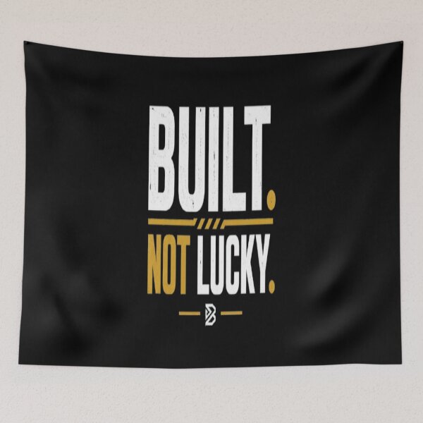 Item preview, Built Not Lucky – Motivation, Discipline & Hard Work Fitness Design designed and sold by v6ziix.