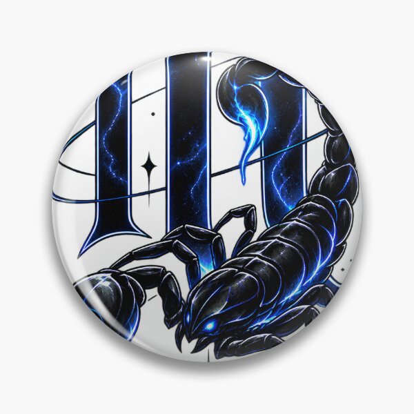 Item preview, Cosmic Scorpion Pixel Art – Zodiacal Blue designed and sold by teamzeta.