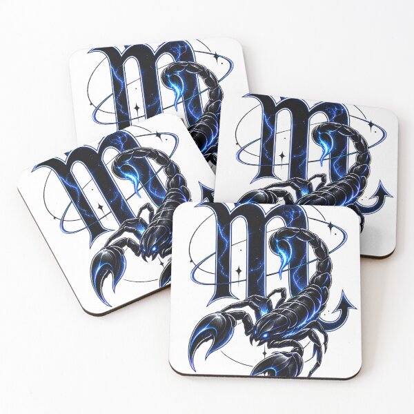 Item preview, Cosmic Scorpion Pixel Art – Zodiacal Blue designed and sold by teamzeta.