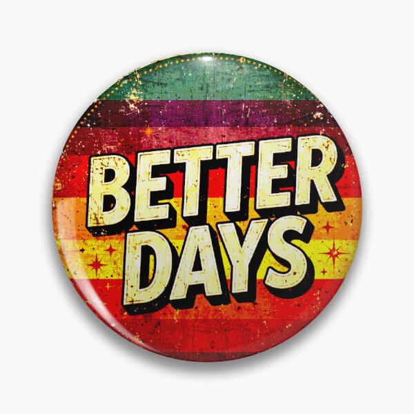 Item preview, Better Days | Optimistic Vintage Retro Design designed and sold by AstronautMerch.