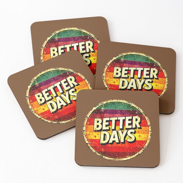 Item preview, Better Days | Optimistic Vintage Retro Design designed and sold by AstronautMerch.