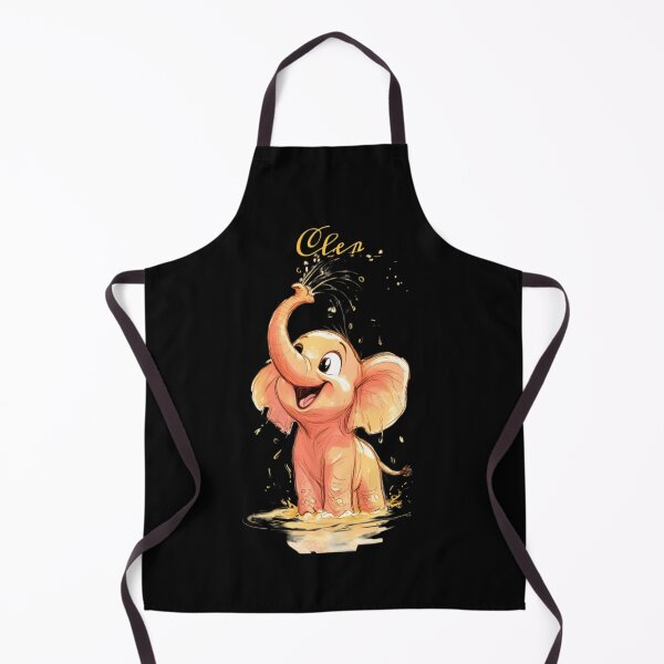 Item preview, Cute Splashing Elephant Cartoon designed and sold by ExploreAura Studio.