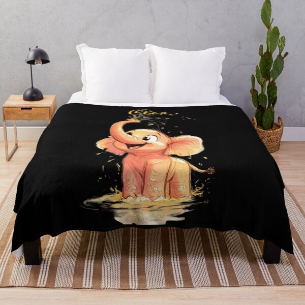 Item preview, Cute Splashing Elephant Cartoon designed and sold by ExploreAura Studio.