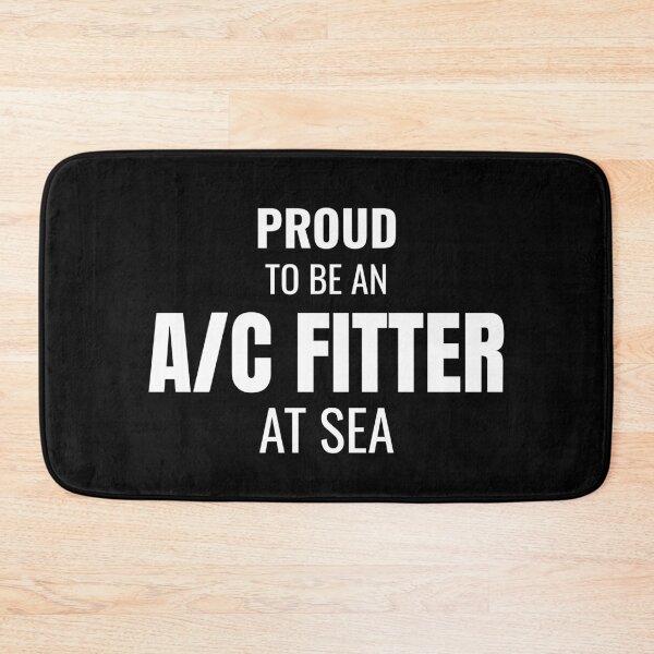 Item preview, Proud to be an A/C Fitter at Sea (White) designed and sold by ShipCrewNation.