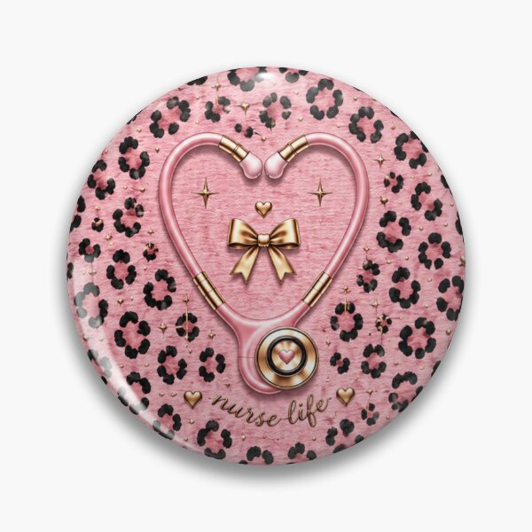 Item preview, Pink Leopard Nurse – Nurse Life Animal Print designed and sold by HO•Designs.