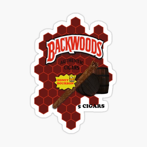 Honey Bourbon Wood Sticker