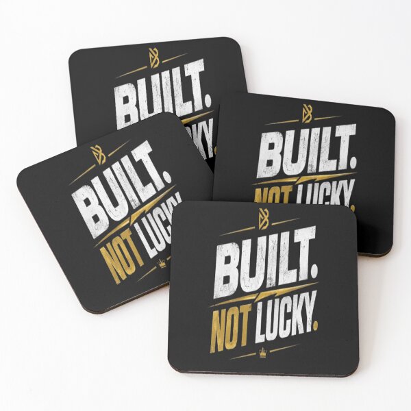 Item preview, Built Not Lucky – Motivation, Discipline & Hard Work Fitness Design designed and sold by v6ziix.