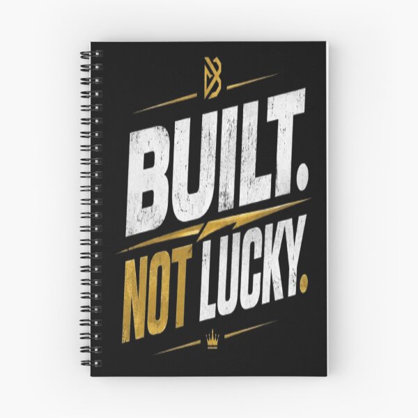 Item preview, Built Not Lucky – Motivation, Discipline & Hard Work Fitness Design designed and sold by v6ziix.