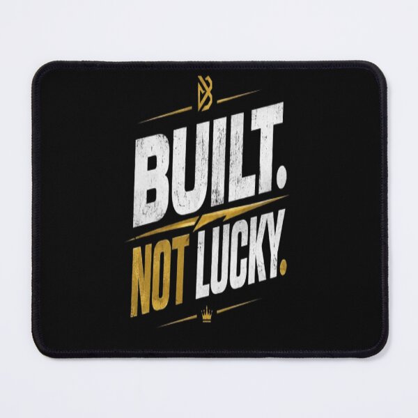 Item preview, Built Not Lucky – Motivation, Discipline & Hard Work Fitness Design designed and sold by v6ziix.