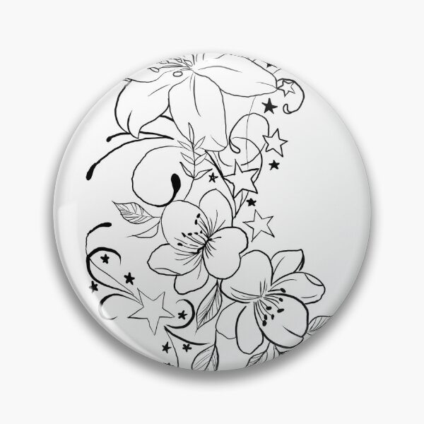 Item preview, Starry flowers designed and sold by PrintsByWyatt.
