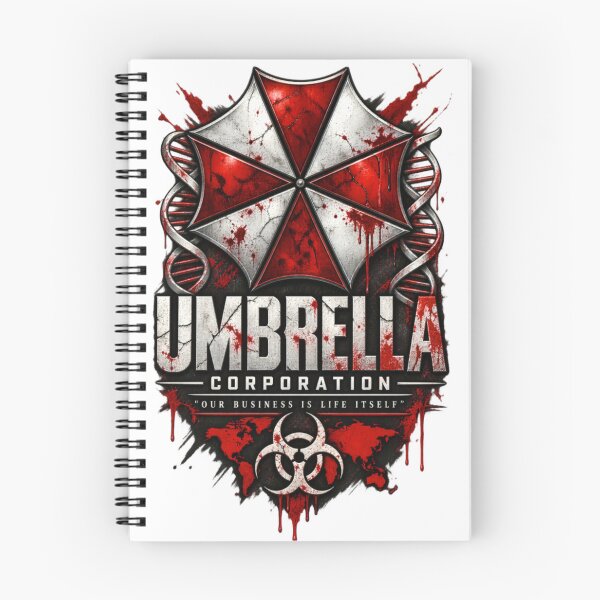 Item preview, Umbrella Corporation Biohazard – Survival Horror Red  Black designed and sold by CatLovers Studio.