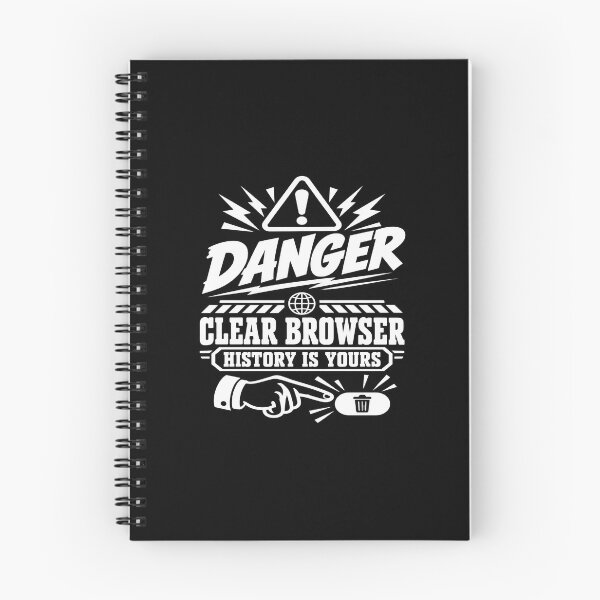 Item preview, Danger Clear Your Browser History designed and sold by Marilia Rosado Studio.