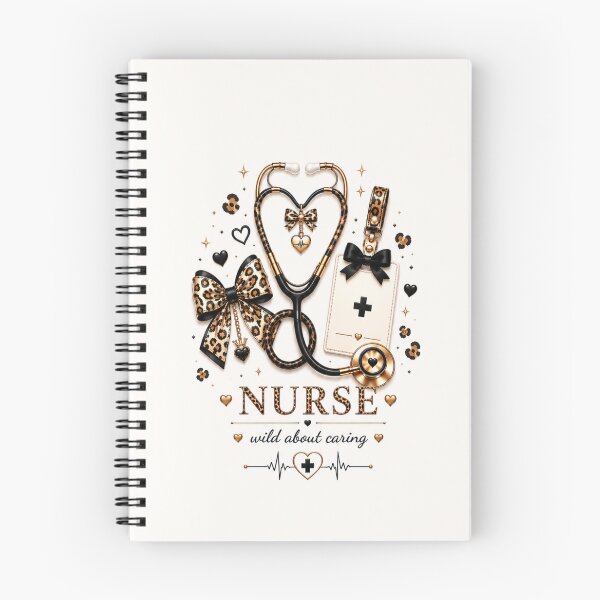 Item preview, Leopard Print Nurse – Wild About Caring designed and sold by HO•Designs.