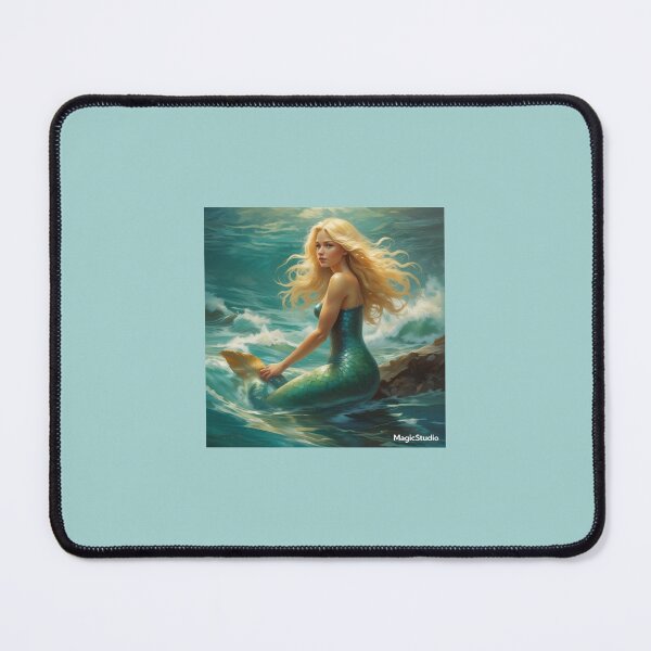 Item preview, Blonde mermaid in the ocean designed and sold by Linda La Guardia.