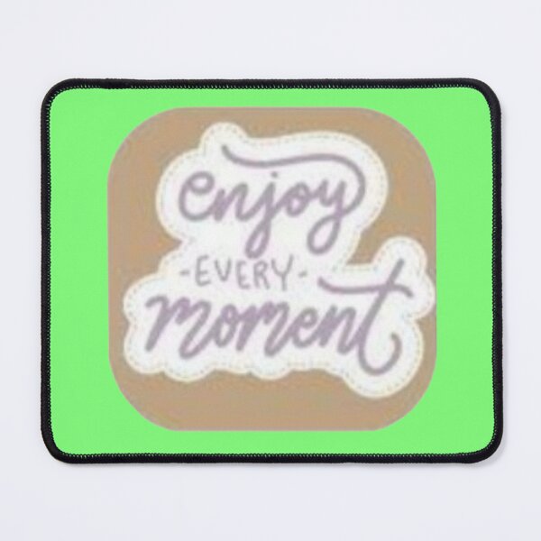 Item preview, Enjoy Every Moment Beige Aesthetic Quote Sticker designed and sold by Scro-Ciob-Shop.