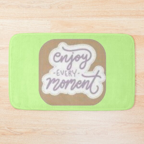 Item preview, Enjoy Every Moment Beige Aesthetic Quote Sticker designed and sold by Scro-Ciob-Shop.