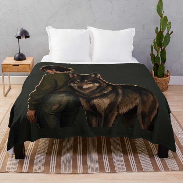 Item preview, Protected by Unconditional Love Loyal Wolf Companion designed and sold by Safe Haven Pets.
