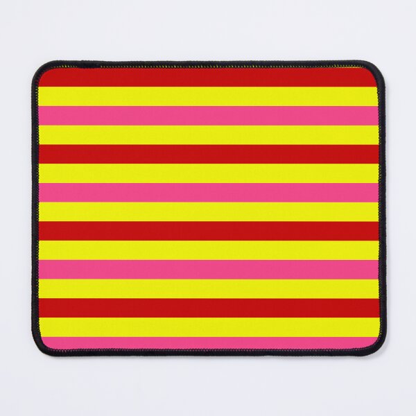 Item preview, Red And Pink Stripes Design Yellow  designed and sold by PatternTitan.