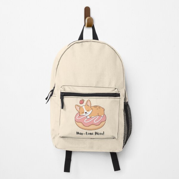 Item preview, Corgi Sleeping On Donut Strawberry Cute Dog Nap designed and sold by Amir Faysal.