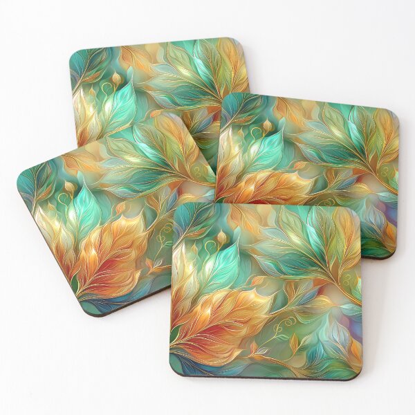 Item preview, Abstract Fall Leaves Art | Autumn Foliage, Maple Leaf Botanical Design, designed and sold by MargaretWiktor.
