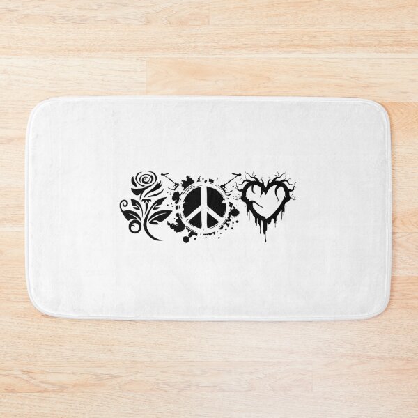 Item preview, Rose Peace Heart symbol designed and sold by rowgazer.